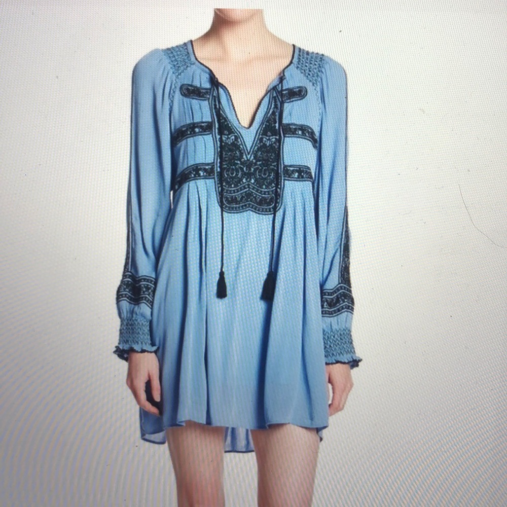 Free people dress wind willow river skies